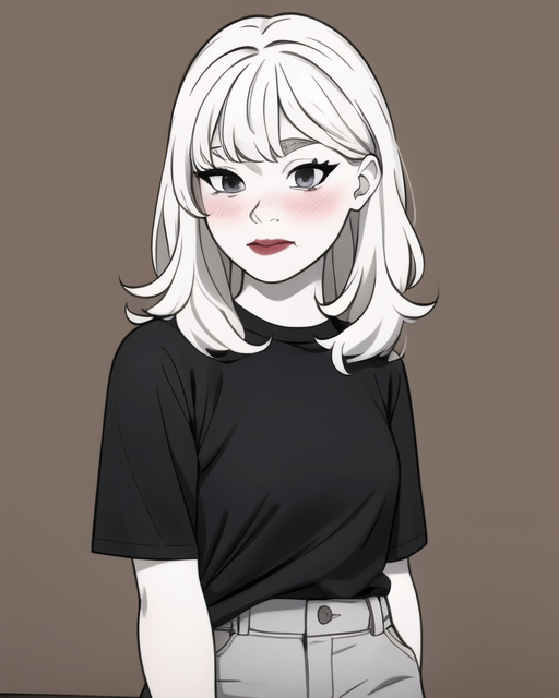 28776-4018691909-best quality, masterpiece, monochrome, meme, parody, _lora_mtstyle_0.8_ mtstyle, 1girl, medium hair, lipstick, __, shirt, pants,.png